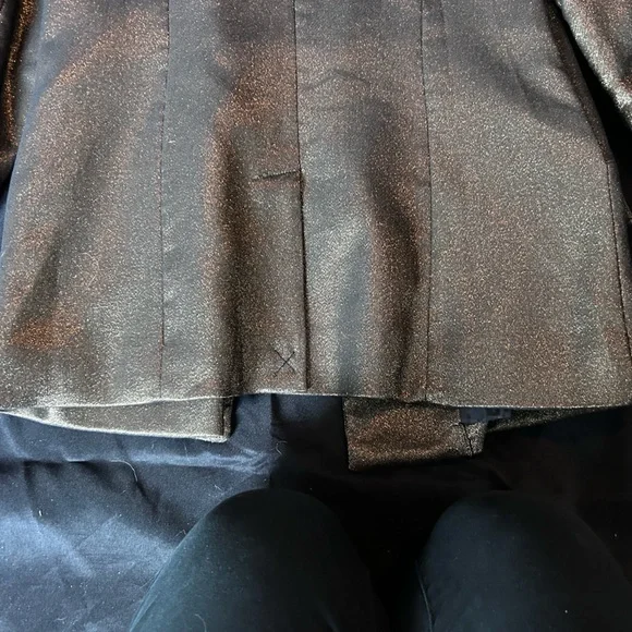 Bronze Gold Shimmer Blazer - Picture 8 of 9